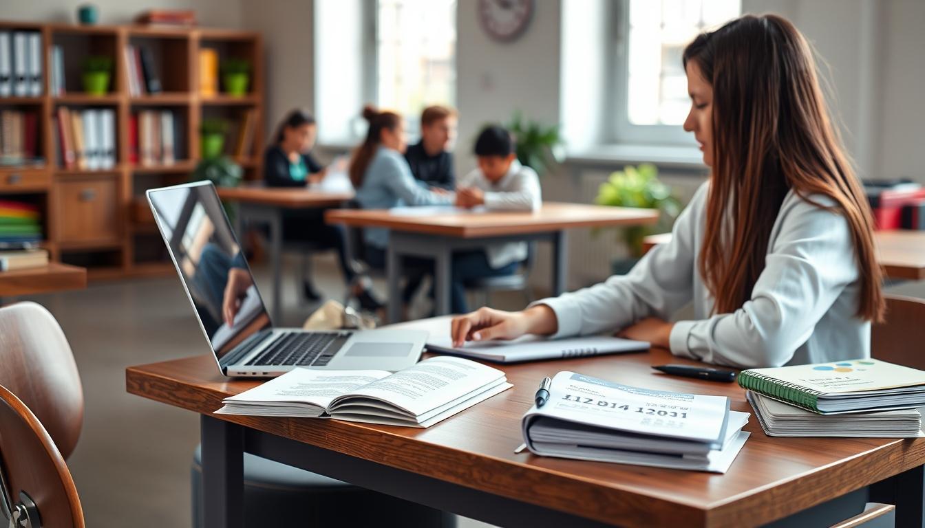 Digital learning platform with online study materials